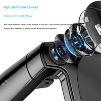 Lunettes Intelligentes JS01PRO avec IA, Caméra 8MP, Traduction par Reconnaissance d'Image, Enregistrement Vidéo, Appels Vocaux, Capture de Photos, en Temps Réel, Batterie 270mAh