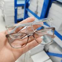 Monture optique en acétate solide de style étudiant, promotion haut de gamme, durable, légère, tendance, grande monture, usage quotidien