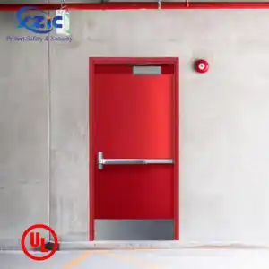 Fire Door Rated UL Certified Commercial Double 3 Hours Fire Rated Steel Doors Exterior High Quality Fire Rated Metal Exterior Steel Doors