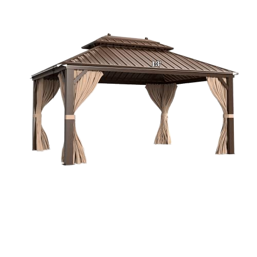 Outdoor Aluminum Alloy Hardtop Patio Gazebo