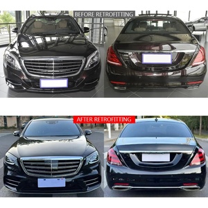 Kit de Carrocería 2019 para Modificación de Automóviles W222 2014-2017, Parachoques Delantero, Parachoques Trasero, Faros Delanteros para Benz Clase S S450 - Product Image 2