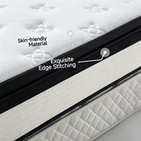 Matelas intelligent chauffant à infrarouge lointain AISLUMBERX avec contrôle WiFi par application, température réglable, ressorts ensachés, pour chambre d'hôpital moderne