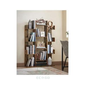 Librería Moderna de Bambú Moso Ecológica de Alta Calidad con Forma de Árbol, con 13 Estantes de Almacenamiento y Esquinas Redondeadas para Sala de Estar - Product Image 1