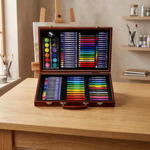 Set de Arte Colormate 149AS, Estuche de Madera con Lápices de Colores, Materiales de Dibujo - Product Image 1