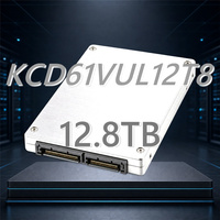 CD6-V KCD61VUL12T8 Hard Drive SSD U.2 2.5In 12.8TB SSD NVMe PCIE 4.0 12GB/s 0086DD 2.5in Enterprise SSD Server SDFSV01GEA02T