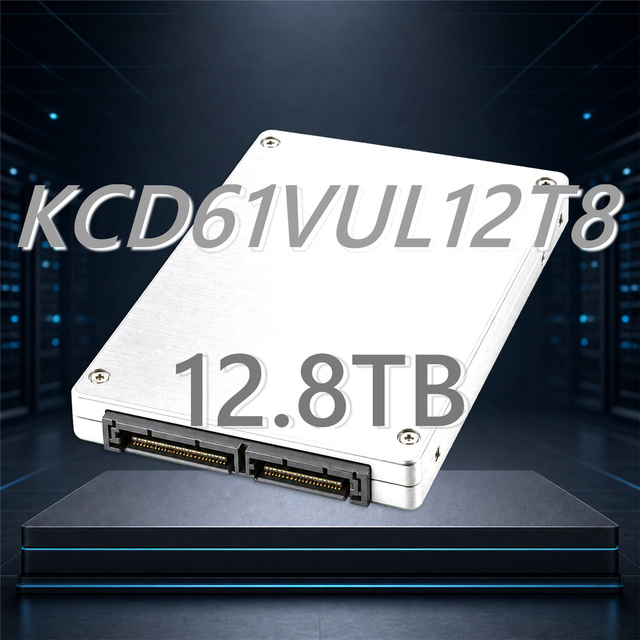 CD6-V KCD61VUL12T8 Hard Drive SSD U.2 2.5In 12.8TB SSD NVMe PCIE 4.0 12GB/s 0086DD 2.5in Enterprise SSD Server SDFSV01GEA02T