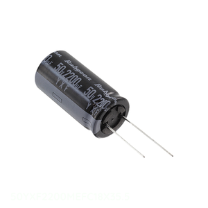 ตัวเก็บประจุแบบ Through Hole รุ่น 50YXF2200MEFC18X35.5  แบบ CAP ALUM ความจุ 2200 ไมโครฟารัด ค่าความคลาดเคลื่อน 20% แรงดัน 50 โวลต์ แบบ Radial - Product Image 1