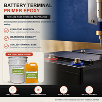 Colle d'étanchéité époxy pour borne de batterie au plomb 2:1, séchage rapide, haute adhérence, résistante aux intempéries KX-5013AB