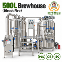 Fermenteur isobare CCT 300L avec enveloppe glycolée et doseur de chouhan, certifié CE PED, pour brasserie artisanale, transformation de boissons et de vin
