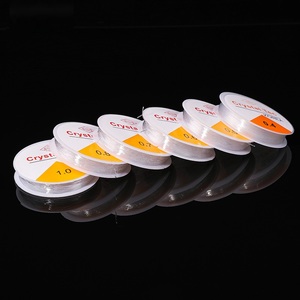 Ensemble de cordons élastiques de 0,4 à 1 mm <span class=keywords><strong>pour</strong></span> la fabrication de bracelets d'amitié, <span class=keywords><strong>fil</strong></span> transparent de couleur cristal, <span class=keywords><strong>fil</strong></span> <span class=keywords><strong>pour</strong></span> collier à perles - Product Image 3