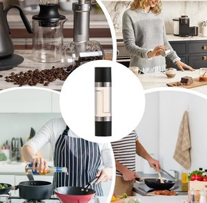 Molinillo <span class=keywords><strong>de</strong></span> pimienta negra, sésamo, <span class=keywords><strong>sal</strong></span> y pimienta, molinillo <span class=keywords><strong>de</strong></span> pimienta multiusos <span class=keywords><strong>de</strong></span> doble cabeza, molinillo <span class=keywords><strong>de</strong></span> pimienta Manual - Product Image 5