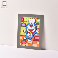 Cadre photo en papier coloré personnalisé, cadre photo en carton multicolore pour photos, décoration DIY