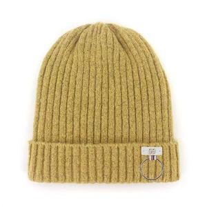 Gorro de punto de estilo Hip Hop, gorro de invierno de gran tamaño para esquiar, tejido de Color sólido, Unisex - Product Image 1