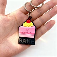 Porte-clés en PVC gaufré 3D de haute qualité, chaîne personnalisée, logo d'entreprise personnalisé pour cadeau promotionnel