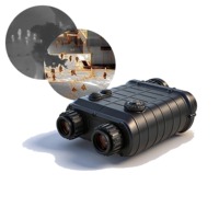 Jumelles de vision nocturne à fusion 4 modes PVS153, étanches IP67, reconnaissance IR 1000m, autonomie 6h, grossissement 2x, pour la sécurité des frontières