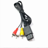 Câbles Audio-vidéo AV pour Console de jeux vidéo SNES/N64, cordon de fil de 6 pieds, câble RCA TV AV, câble de plomb pour Nintendo 64/GameCube AV