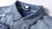 Fournisseurs chinois vestes en Jean délavées pour hommes, nouvelle collection