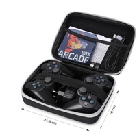 50+ émulateurs, plus de 30 000 jeux rétro, console de jeux d'arcade TV, deux manettes sans fil 2,4 GHz, N64/GBC/PSP, mémoire 64 Go, multilingue