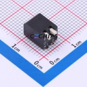 DSPV02LSGET DIP Switch SMD-4P,6.5x9mm Switch Piano Key Single Pole Single Throw 2 Gull Wing Type - Product Image 1