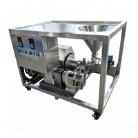 Mélangeur centrifuge de poudres liquides avec trémie pour cacao et sucre dans le lait, certifié ISO9001, OEM
