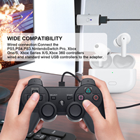 Contrôle sans fil Adaptateur universel de manette de jeu Connexion USB-C Prend en charge le contrôle de mouvement pour les joueurs multiplateformes Accessoire de jeu
