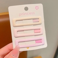 Ins Style enfants mignon princesse étoile petit BB Clip coloré cheveux brisés bandeau Clip casque bébé pas de mal pince à cheveux