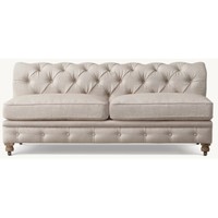 Luxuriöses Chesterfield Ecksofa-Set Wohnzimmermöbel Gepolstert mit Stoff oder Echtleder