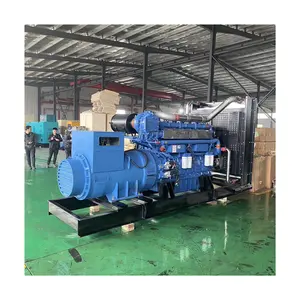 Dinamo diesel tanpa sikat 80kW 200kW, set generator listrik tegangan tinggi dengan mesin cum menit