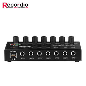 Interfaz <span class=keywords><strong>de</strong></span> audio Ultra <span class=keywords><strong>de</strong></span> <span class=keywords><strong>6</strong></span> <span class=keywords><strong>canales</strong></span> OEM/ODM, mezclador <span class=keywords><strong>de</strong></span> grabación <span class=keywords><strong>de</strong></span> <span class=keywords><strong>tarjeta</strong></span> <span class=keywords><strong>de</strong></span> <span class=keywords><strong>sonido</strong></span> para instrumentos electrónicos, 1, 2, 2 - Product Image 4