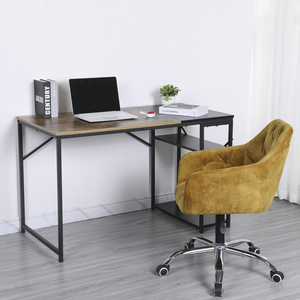 Mesa de oficina de madera moderna para el hogar, mueble de oficina, escritorio ejecutivo de metal y acero - Product Image 6