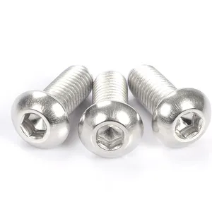 M2 M3 M4 M5 M6 M8 M10 M12 stainless steel 304 round head screws mushroom hexagon socket button head machine screw