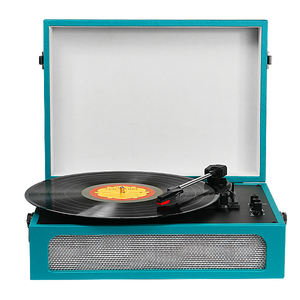 Audmic <span class=keywords><strong>Valise</strong></span> TE-108 Haut-parleurs Bluetooth DAB Radio Tourne-disque <span class=keywords><strong>Lecteur</strong></span> Vente Chaude <span class=keywords><strong>Vinyle</strong></span> Vidéo Accessoire Simple <span class=keywords><strong>Valise</strong></span> - Product Image 1