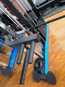 Équipement <span class=keywords><strong>de</strong></span> musculation professionnel multifonctionnel, rack à squats multi-stations, machine d'entraînement croisé, tout-en-un, machine Smith - Product Image 6