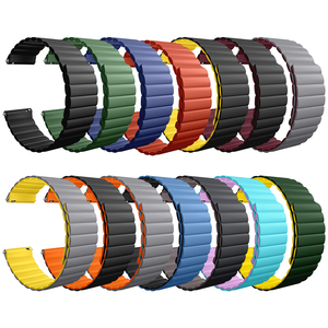 RYB Nouveau Design Bracelet Magnétique En Silicone Bandes De Style DIY pour Huawei Samsung <span class=keywords><strong>Watch</strong></span> 20 22mm - Product Image 1