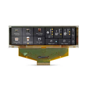 Pantalla OLED de 2.8 pulgadas con amplio rango de temperatura 256×64 CPU SPI -40 ° De la C a la 85 ° Pantalla C PMOLED - Product Image 2