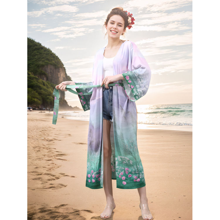 chinese dress ladies Kimono Dressing Robe for Womens main image 0