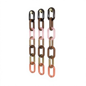 Luxury Handmade Resin Wall Hanging Chain Decorative Sculpture for Interior Wall Styling - Product Image 1