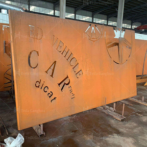 A588 A242 Hoja de acero corten 10 pulgadas de espesor Diseño plano rústico Precio competitivo para cortar Soldadura por flexión siguiendo ASI - Product Image 6