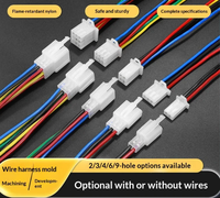 2.8mm Automotive Connector DJ7021A-2.8-11/21 Spring-Clip Terminals Brass Tin Plating White Electric Motorcycle Wiring Harness