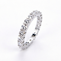 Bague d'éternité en diamant de laboratoire IGI S950, alliance de mariage, bijoux de promesse pour femme, bague de fiançailles, bijoux de mode en diamant