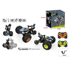 Nieuwe Collectie Kids Speelgoed Motor Bike Transformeren Rc Voertuig