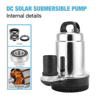 Pompe submersible à vis basse pression DC Solar, personnalisable OEM
