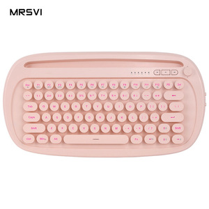 ABS Mini Wireless K510D Teclado 80-Keys RGB Retroiluminado con interfaz <span class=keywords><strong>USB</strong></span> Impermeable Home Mute Laptop <span class=keywords><strong>Keyboard</strong></span> Precio de fábrica - Product Image 5