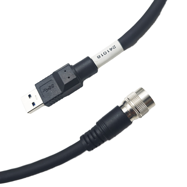 Machine Vision Cable Hirose 6 Pin Male to USB 3.0 A Male CCD Industrial Camera Cable High Flex I/O Power Cable Assembly