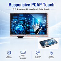 10,1 Zoll Air Bonding TFT LCD Modul PCAP Touchscreen LVDS Display I2C Touch 1024x600 G+G ILITEK Touch-Controller für Embedded-Anwendungen