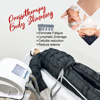 Appareil professionnel de pressothérapie à pression d'air pour la détoxification corporelle, la réduction de la cellulite, le drainage lymphatique et l'amincissement du corps