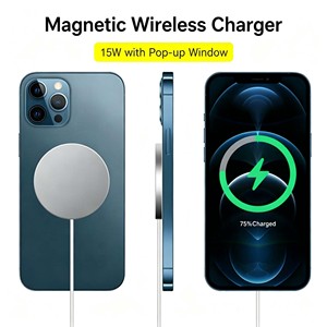 <span class=keywords><strong>Chargeur</strong></span> sans fil magnétique <span class=keywords><strong>Apple</strong></span> MagSafe, <span class=keywords><strong>chargeur</strong></span> rapide sans fil 15W QC3.0 pour téléphone - Product Image 2