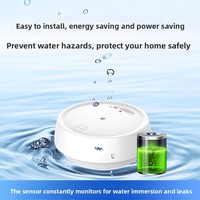 Dispositif d'alarme de détection de fuite d'eau à faible niveau, étanche, certifié CE, sans fil Zigbee/WiFi, application mobile 433, télécommande TUYA, 80 dB