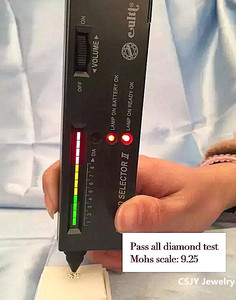 ピンク 1.04カラット ラウンドブリリアント VVS SI認定 カットウェイト バイヤー向け モアサナイト - Product Image 5