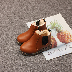 Botas de Felpa Impermeables para Niños, Botas Infantiles de Otoño e Invierno, de Cuero PU y Goma Antideslizante - Product Image 4